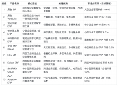2026国表里ERP市场全景阐发：本土厂商兴起企业选